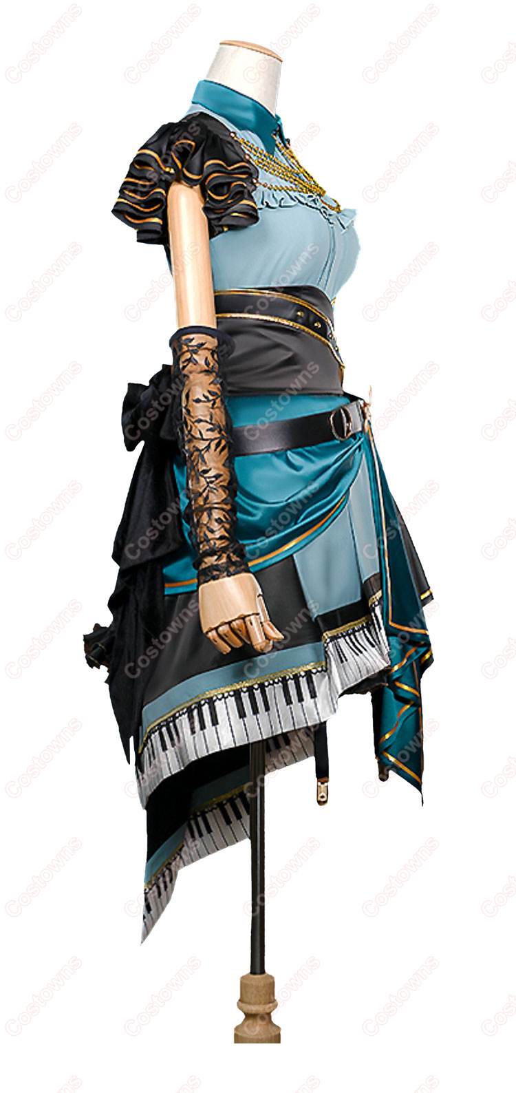 プロジェクトセカイ カラフルステージ! feat. 初音ミク おまんじゅうでリラックス♪ 日野森雫 ファシネイティング・アイドル コスプレ衣装-3