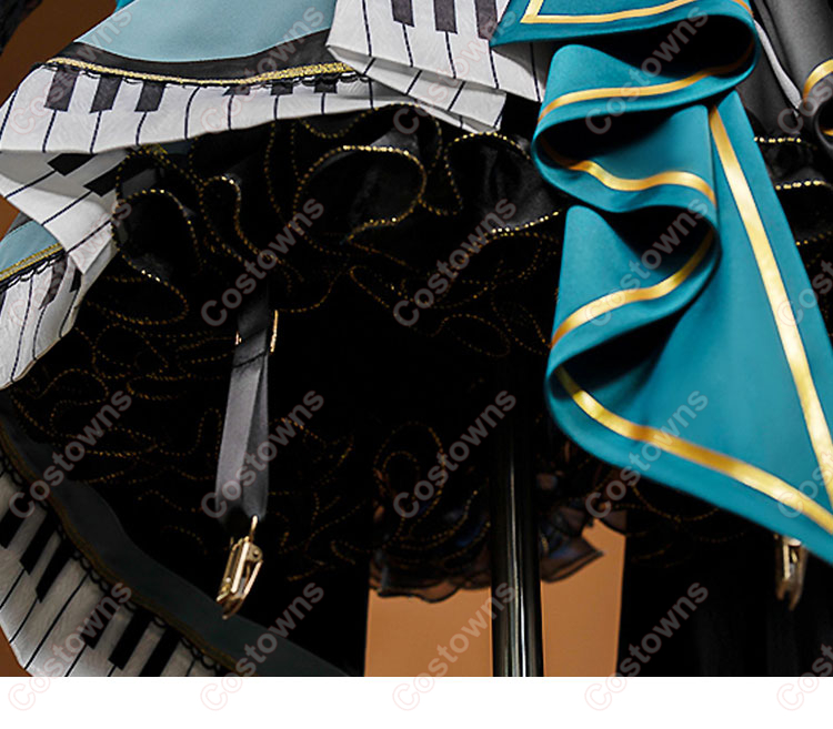 プロジェクトセカイ カラフルステージ! feat. 初音ミク おまんじゅうでリラックス♪ 日野森雫 ファシネイティング・アイドル コスプレ衣装-9