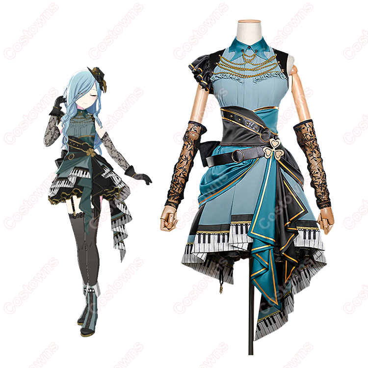 プロジェクトセカイ カラフルステージ! feat. 初音ミク おまんじゅうでリラックス♪ 日野森雫 ファシネイティング・アイドル コスプレ衣装-1