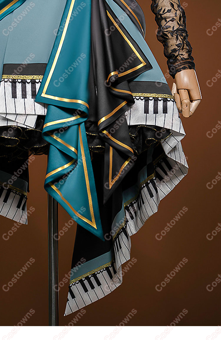 プロジェクトセカイ カラフルステージ! feat. 初音ミク おまんじゅうでリラックス♪ 日野森雫 ファシネイティング・アイドル コスプレ衣装-10