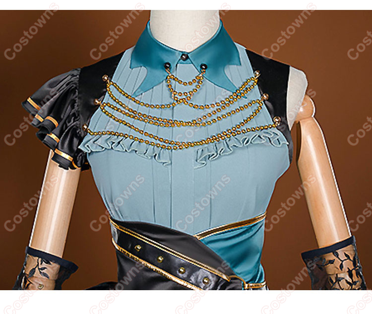 プロジェクトセカイ カラフルステージ! feat. 初音ミク おまんじゅうでリラックス♪ 日野森雫 ファシネイティング・アイドル コスプレ衣装-6