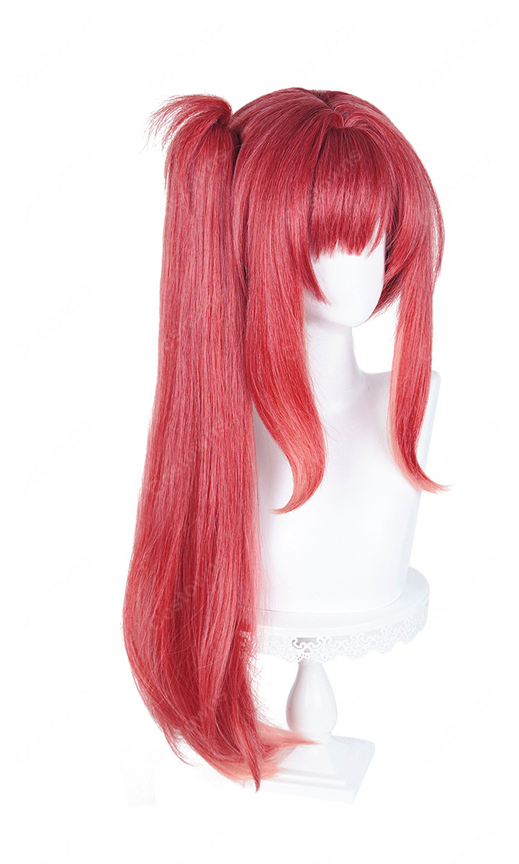 勝利の女神:NIKKE ラピ：レッドフード「レッドフレーバー」 コスプレウィッグ-3