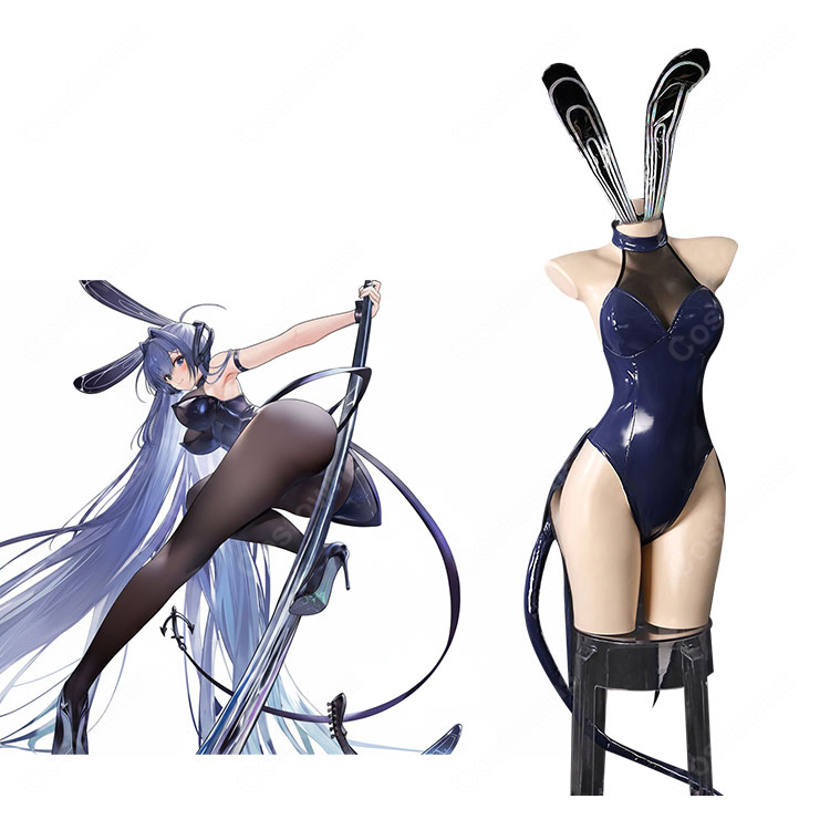 アズールレーン ニュージャージー コスプレ衣装 リッピング・ステッピング！ バニースーツ衣装-1