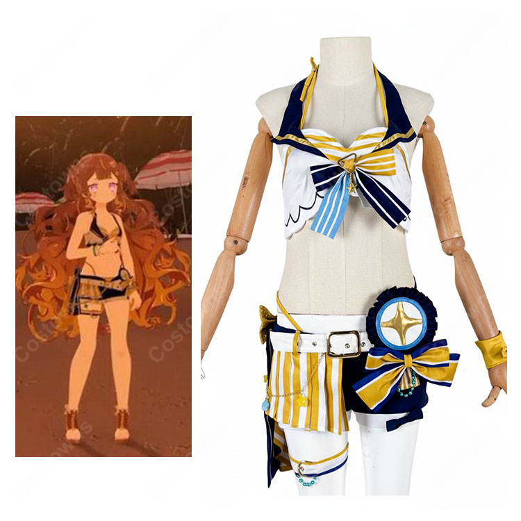 hololive ホロライブ  アーニャ・メルフィッサ  水着 コスプレ衣装-1