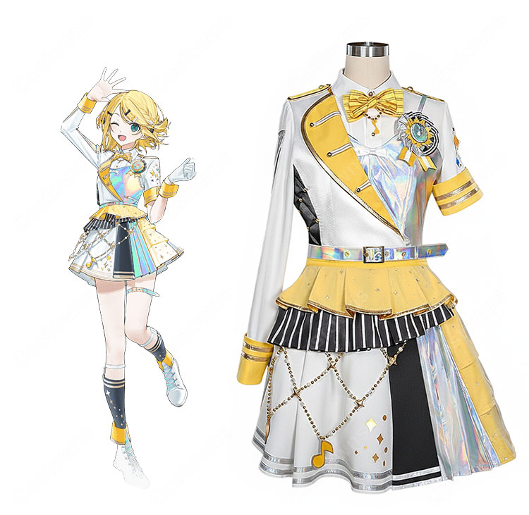 プロジェクトセカイ 5th Anniversary 感謝祭 鏡音リン コスプレ衣装-1