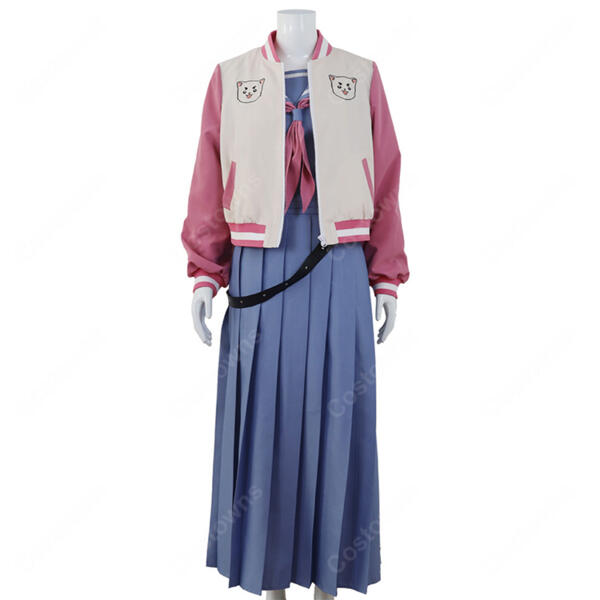 銀魂 3年Ｚ組銀八先生 神楽 コスプレ衣装 スタジャン セーラー服元の画像
