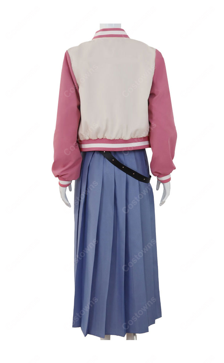 銀魂 3年Ｚ組銀八先生 神楽 コスプレ衣装 スタジャン セーラー服-5