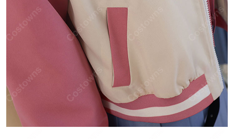 銀魂 3年Ｚ組銀八先生 神楽 コスプレ衣装 スタジャン セーラー服-10