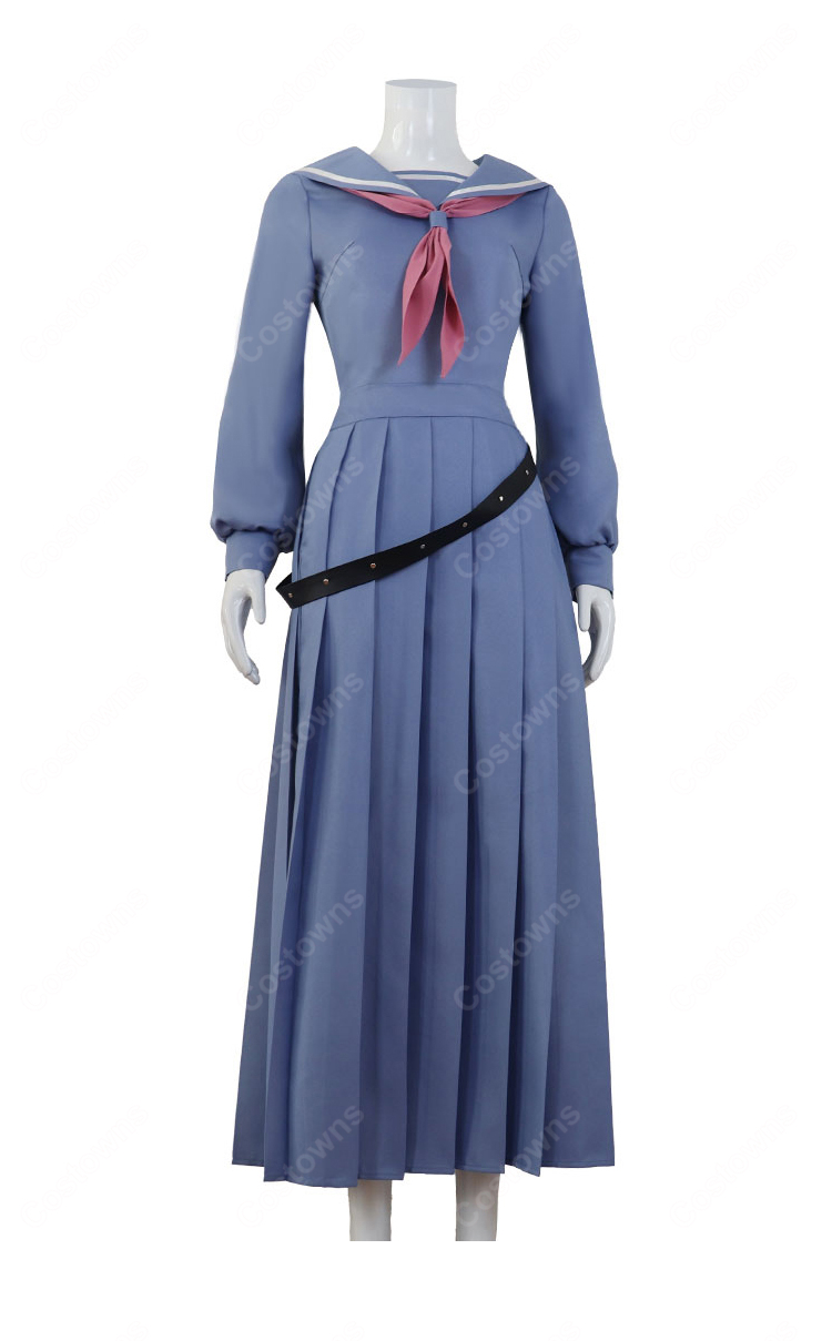 銀魂 3年Ｚ組銀八先生 神楽 コスプレ衣装 スタジャン セーラー服-6