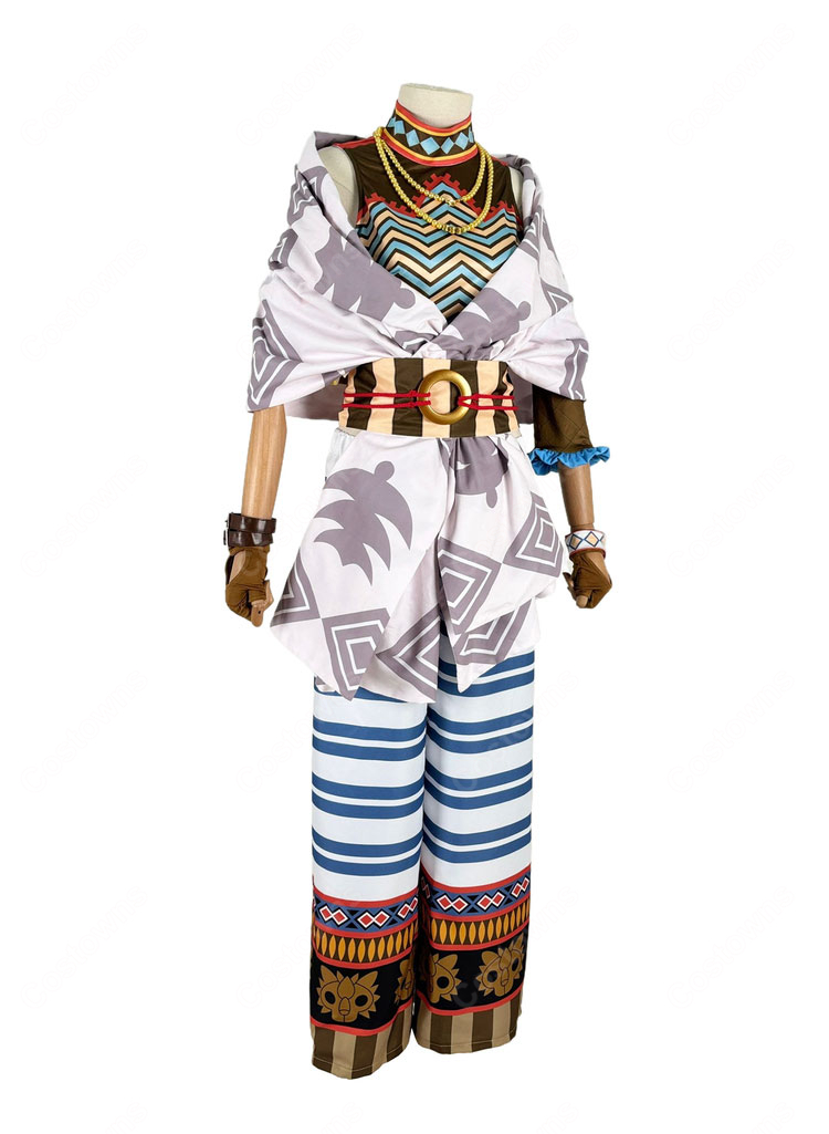 ディズニー ツイステッドワンダーランド レオナ・キングスカラー ハロウィン 百獣の装束 コスプレ衣装-3