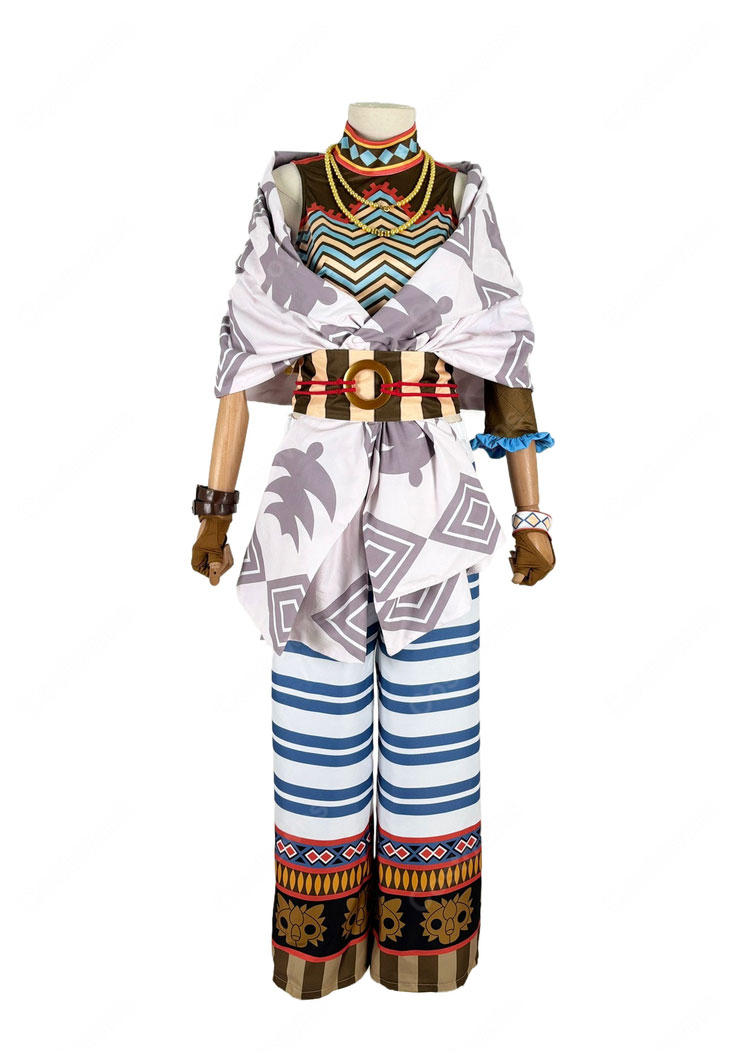 ディズニー ツイステッドワンダーランド レオナ・キングスカラー ハロウィン 百獣の装束 コスプレ衣装-1