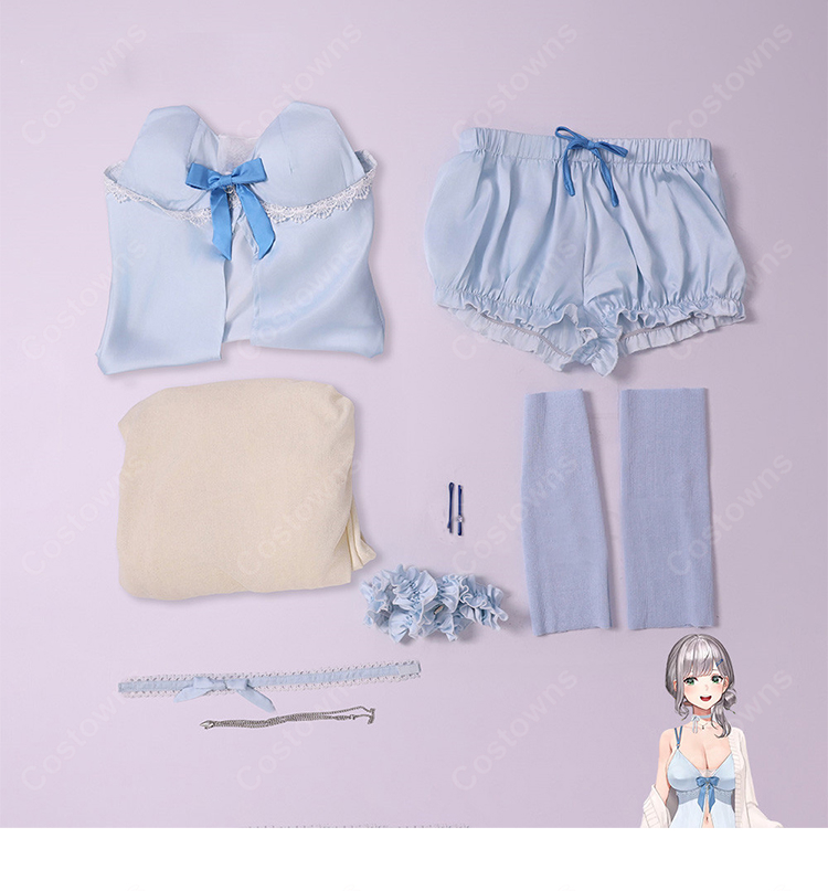 hololive ホロライブ 白銀ノエル 新衣装 コスプレ衣装-10