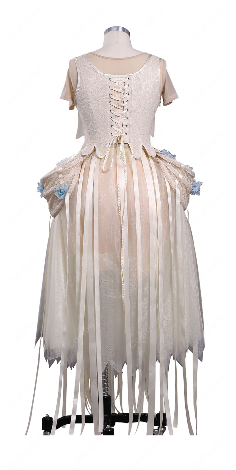 ウェンズデー イーニッド・シンクレア 狼族の少女 ドレス コスプレ衣装-4