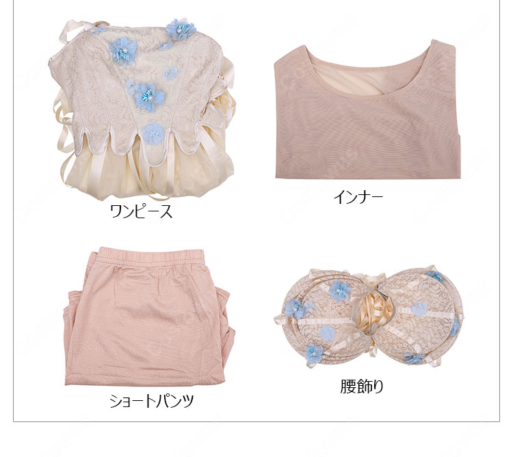 ウェンズデー イーニッド・シンクレア 狼族の少女 ドレス コスプレ衣装-12