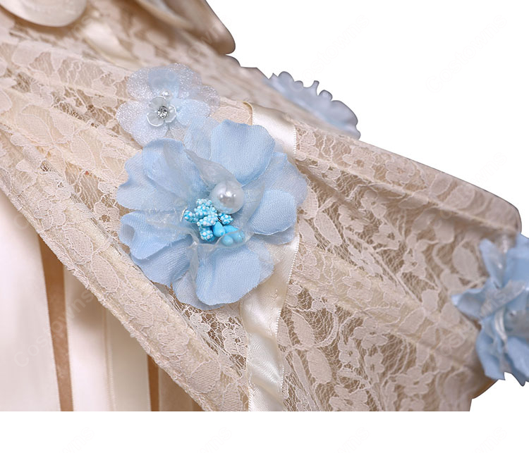 ウェンズデー イーニッド・シンクレア 狼族の少女 ドレス コスプレ衣装-9