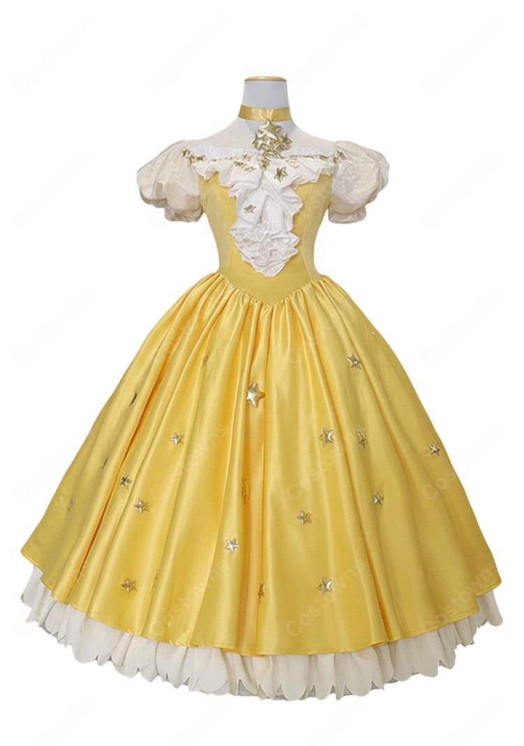 カードキャプターさくら 木之本桜 星のドレス コスプレ衣装-2