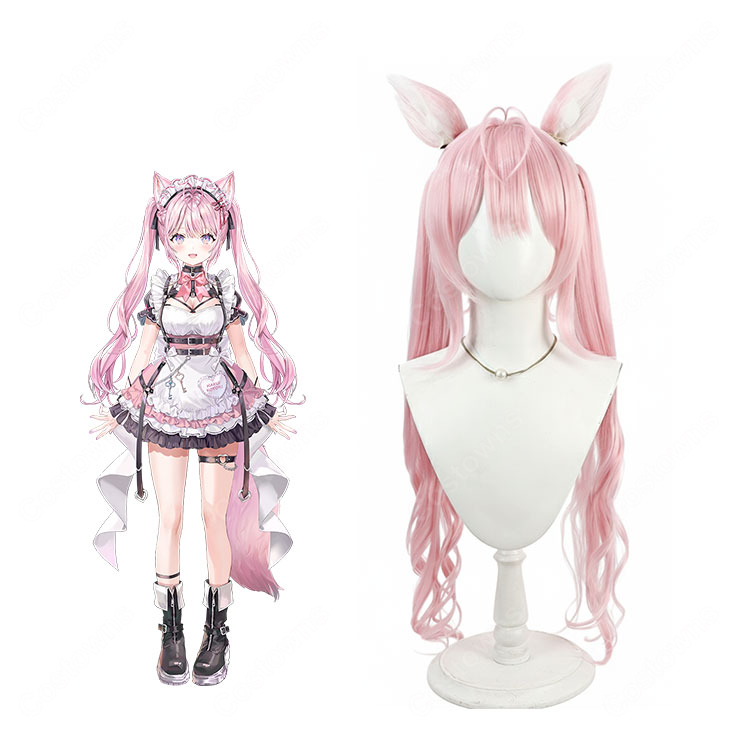 hololive ホロライブ 博衣こより メイド コスプレウィッグ-1