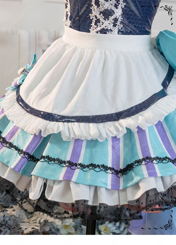 勝利の女神：NIKKE リトルマーメイド メイド服 コスプレ衣装-6