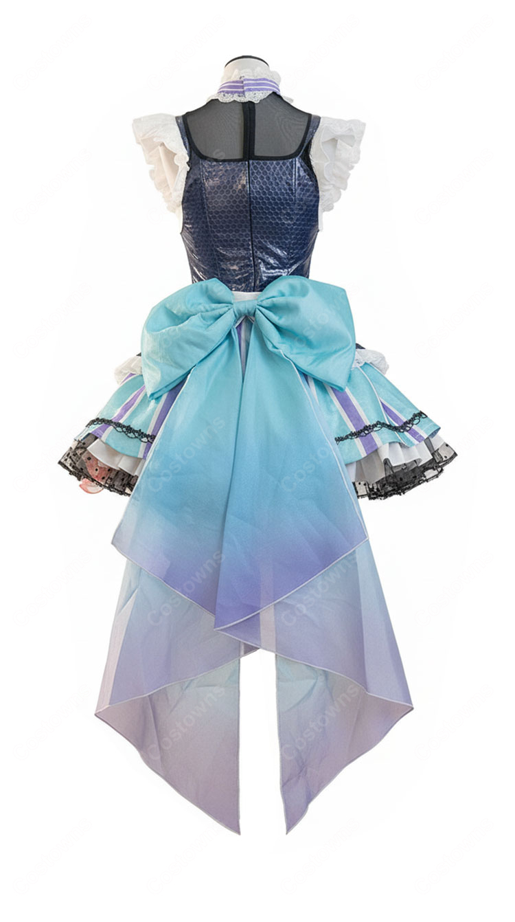 勝利の女神：NIKKE リトルマーメイド メイド服 コスプレ衣装-4