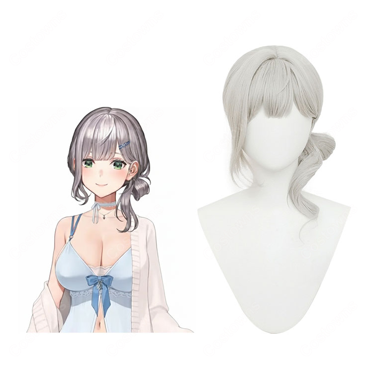 hololive ホロライブ 白銀ノエル 新衣装 コスプレウィッグ-1