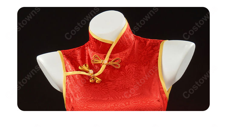 To LOVEる -とらぶる- 金色の闇 ヤミ  チャイナドレス コスプレ衣装-5