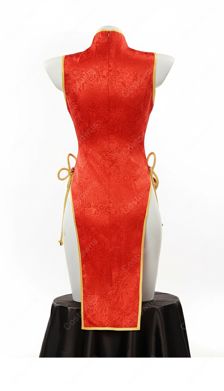 To LOVEる -とらぶる- 金色の闇 ヤミ  チャイナドレス コスプレ衣装-4