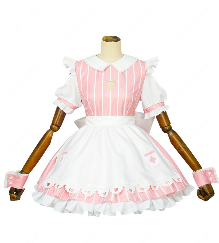 Fate/kaleid liner プリズマ☆イリヤ イリヤスフィール・フォン・アインツベルン ナース コスプレ衣装-2