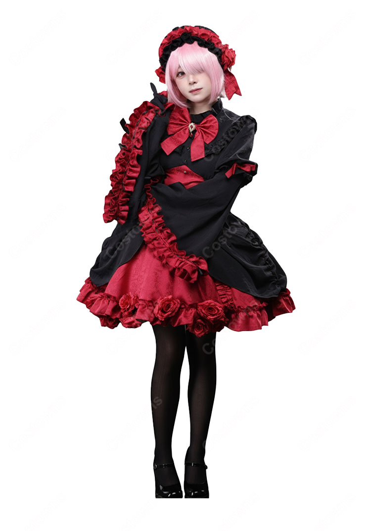 Re:ゼロから始める異世界生活 ラム ゴシックドレス姿 コスプレ衣装-3