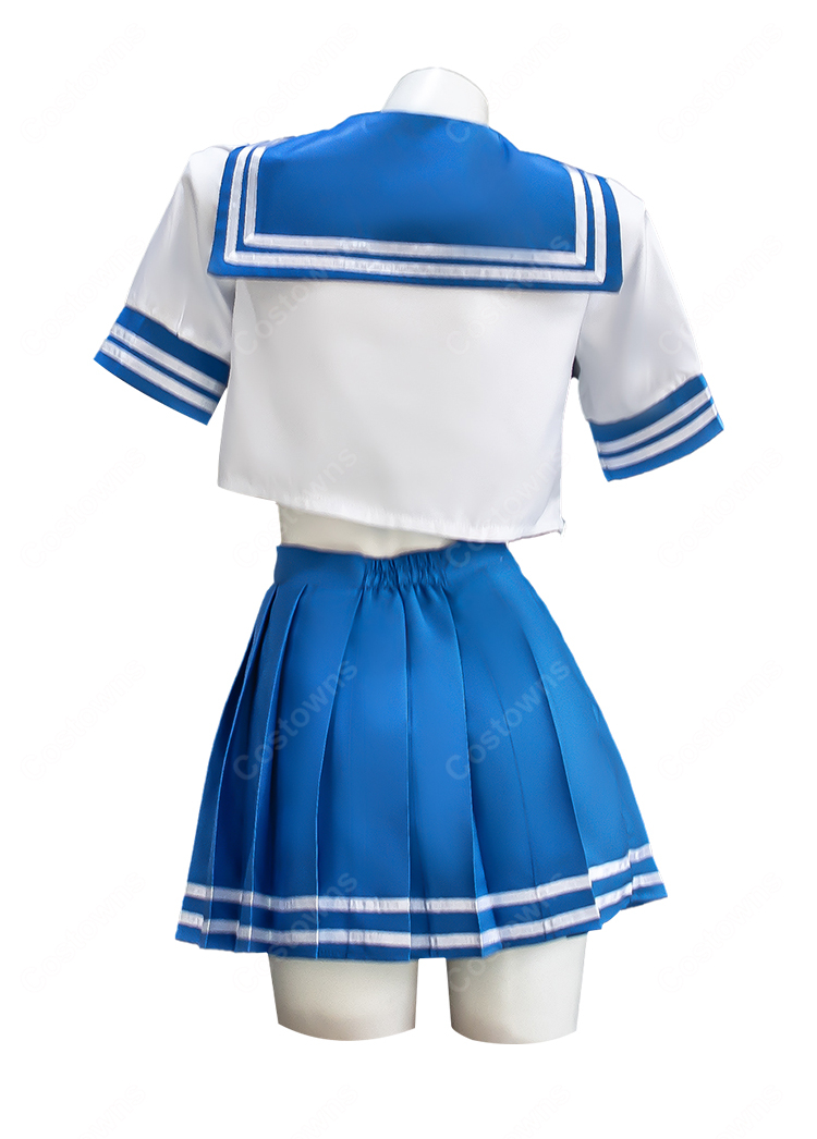 らき☆すた 泉こなた 夏服 コスプレ衣装 セーラー服-5
