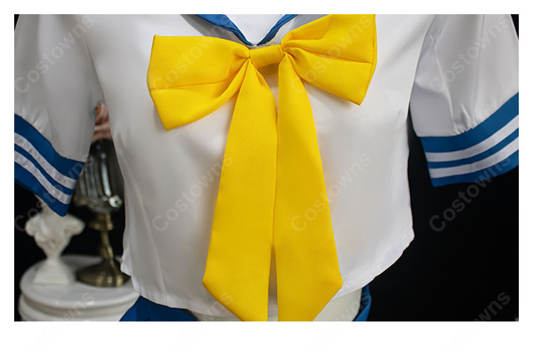 らき☆すた 泉こなた 夏服 コスプレ衣装 セーラー服-6