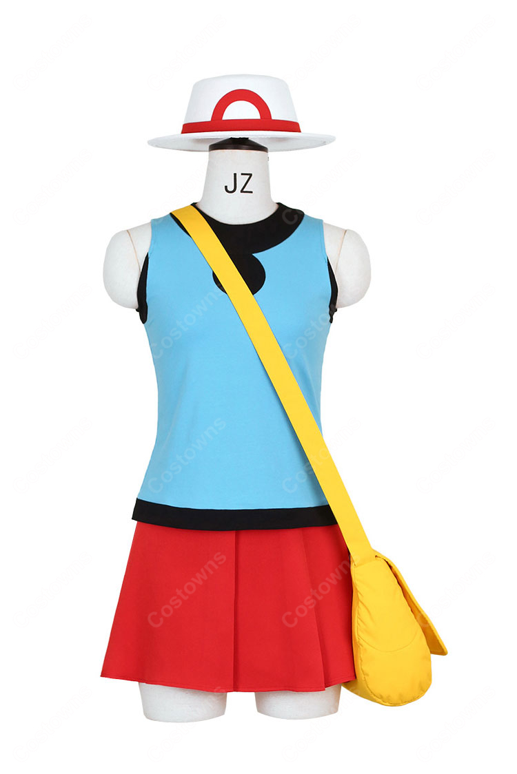 ポケットモンスター ファイアレッド・リーフグリーン リーフ  コスプレ衣装-2