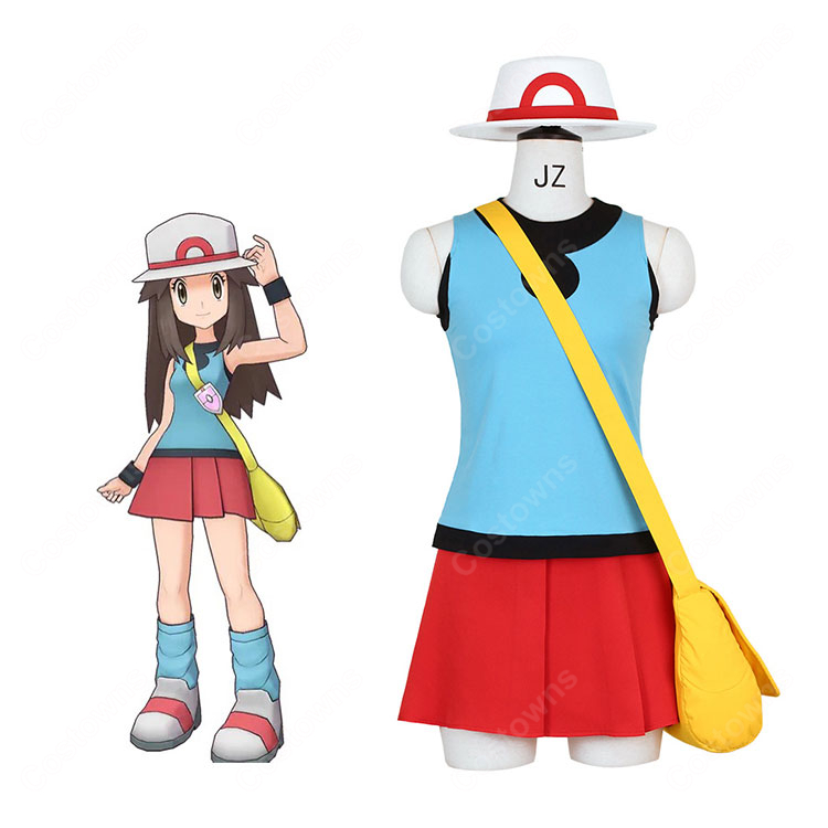 ポケットモンスター ファイアレッド・リーフグリーン リーフ  コスプレ衣装-1