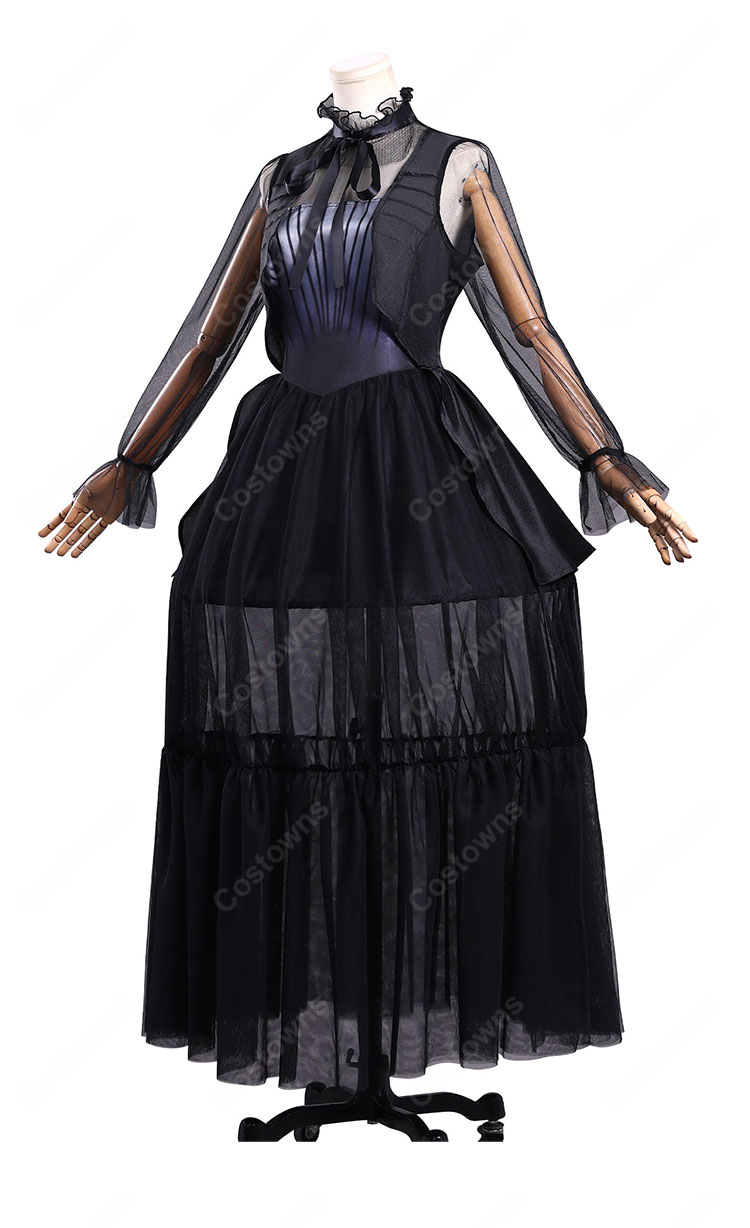 ウェンズデー シーズン2 パート2 ウェンズデー・アダムス ドレス コスプレ衣装-3