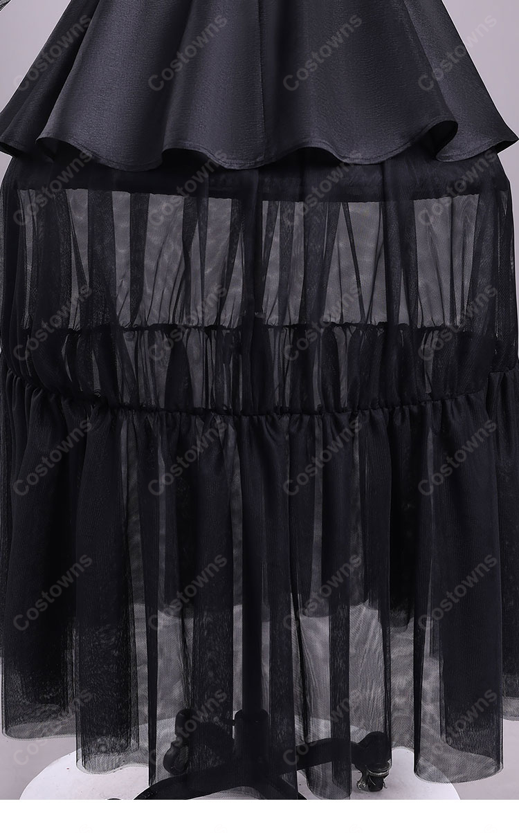 ウェンズデー シーズン2 パート2 ウェンズデー・アダムス ドレス コスプレ衣装-11