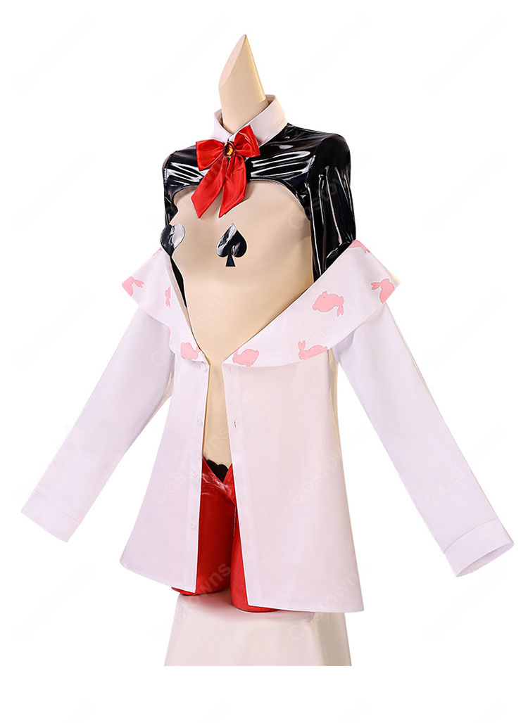 勝利の女神:NIKKE  ルージュ:アンラッキーラビット 逆バニー衣装 コスプレ衣装-3