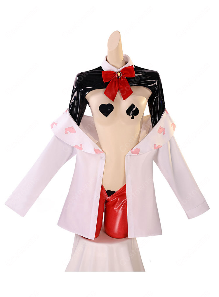 勝利の女神:NIKKE  ルージュ:アンラッキーラビット 逆バニー衣装 コスプレ衣装-2