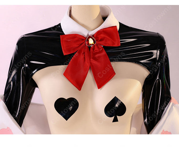 勝利の女神:NIKKE  ルージュ:アンラッキーラビット 逆バニー衣装 コスプレ衣装-5