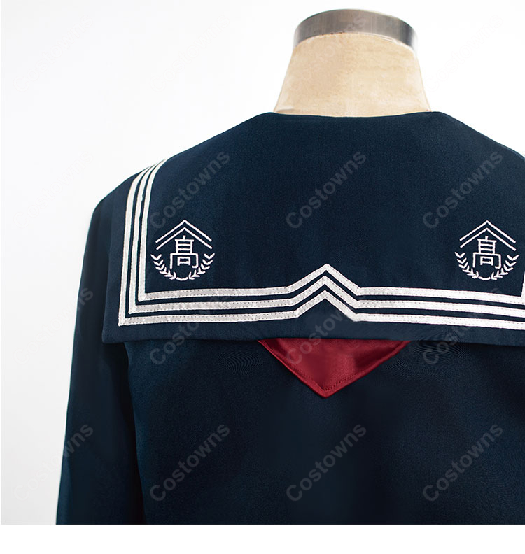 サイレントヒルf 深水雛子 制服 コスプレ衣装-4