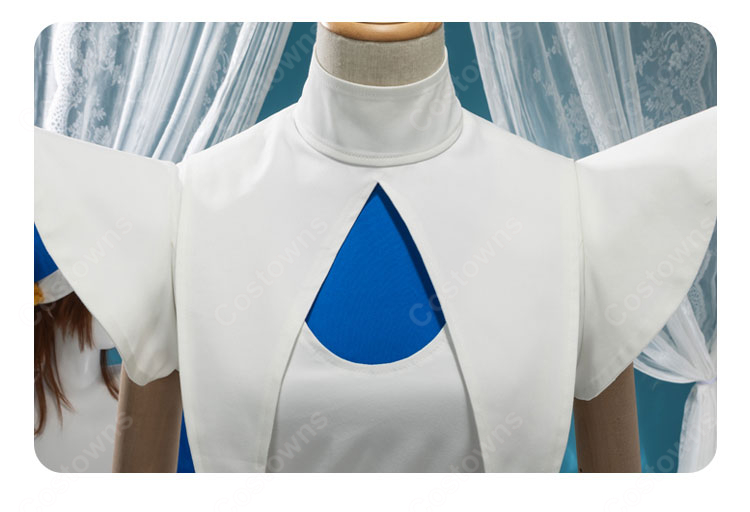 カードキャプターさくら 木之本桜 バトルコスチューム ピエロ風 コスプレ衣装-5