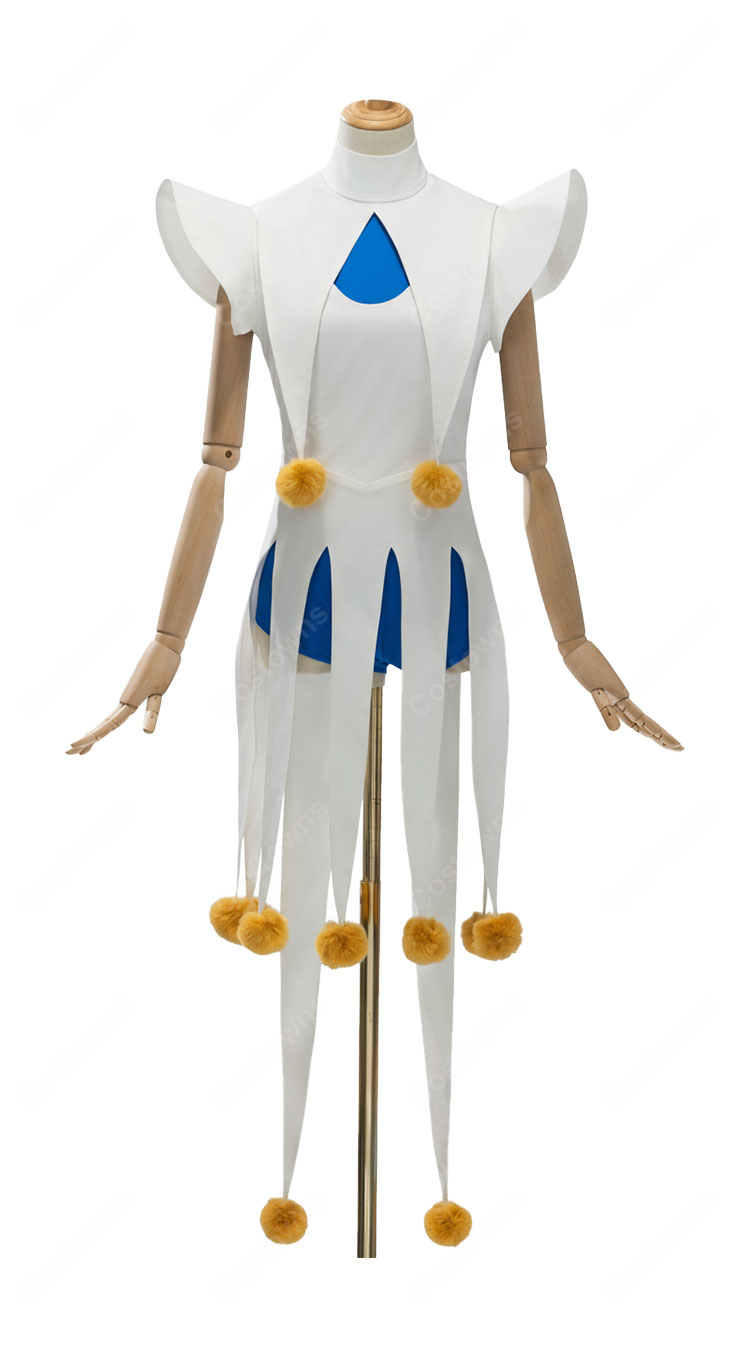 カードキャプターさくら 木之本桜 バトルコスチューム ピエロ風 コスプレ衣装-2