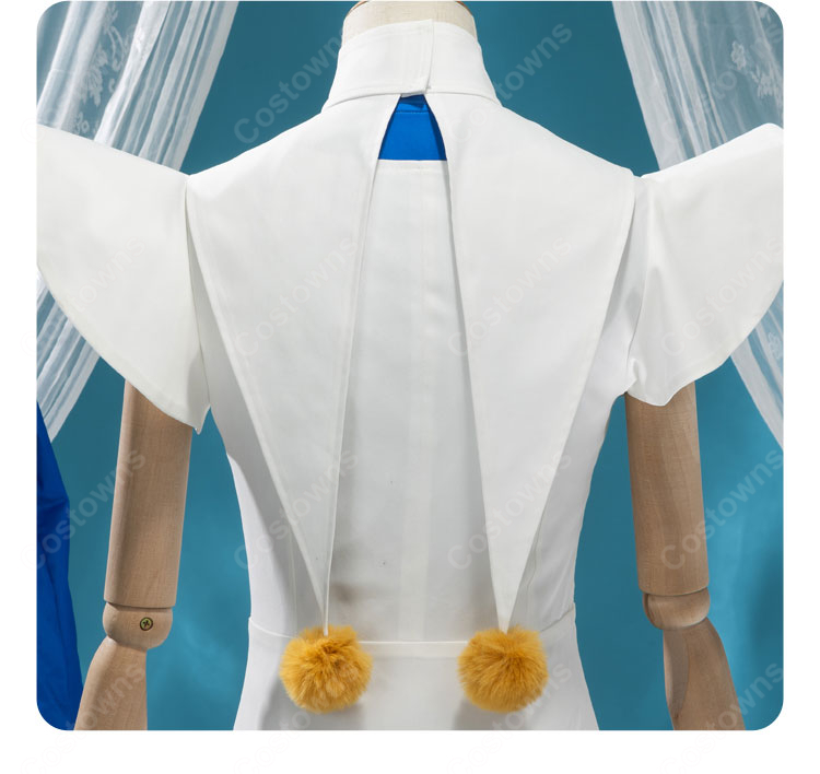 カードキャプターさくら 木之本桜 バトルコスチューム ピエロ風 コスプレ衣装-9