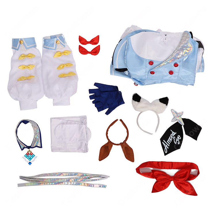 ウマ娘 プリティーダービー アーモンドアイ 勝負服 コスプレ衣装-6