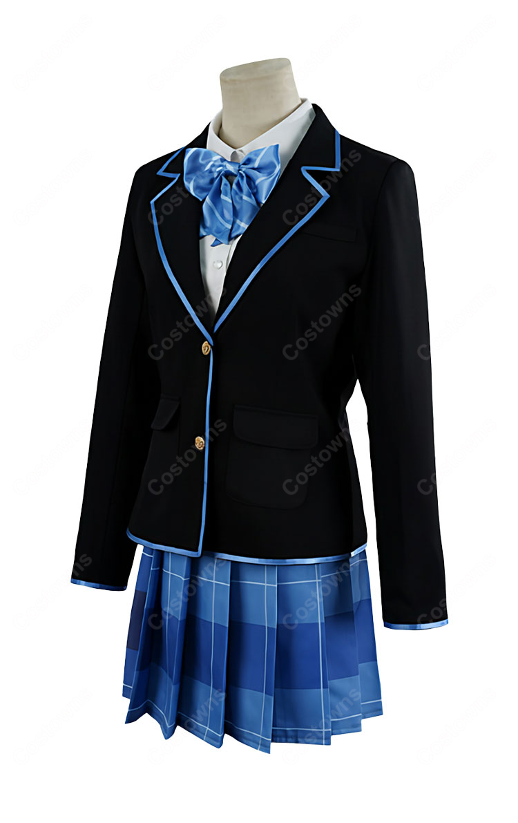 千歳くんはラムネ瓶のなか 柊夕湖 青海陽 コスプレ衣装 制服-3