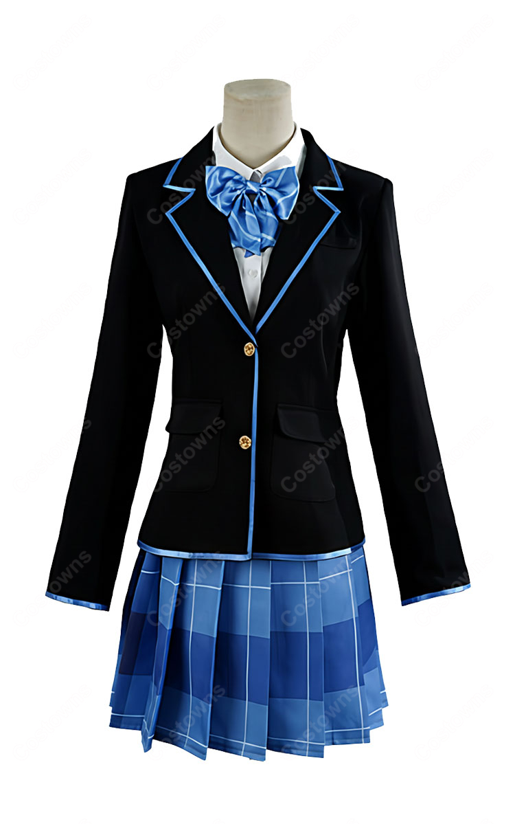 千歳くんはラムネ瓶のなか 柊夕湖 青海陽 コスプレ衣装 制服-2