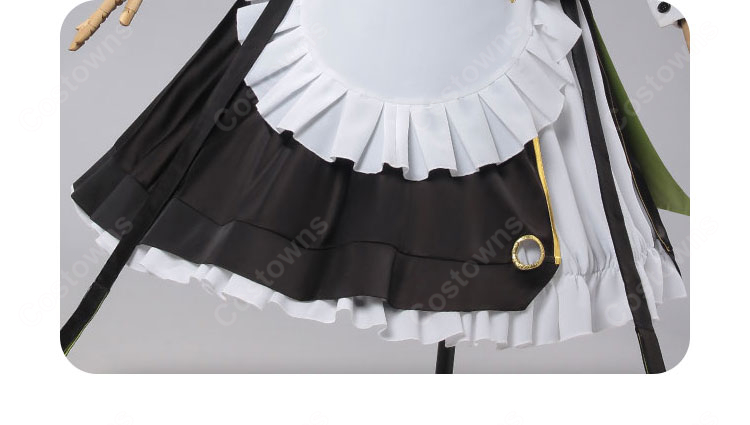 アークナイツ ケルシー 時の足跡 コスプレ衣装 メイド服-10