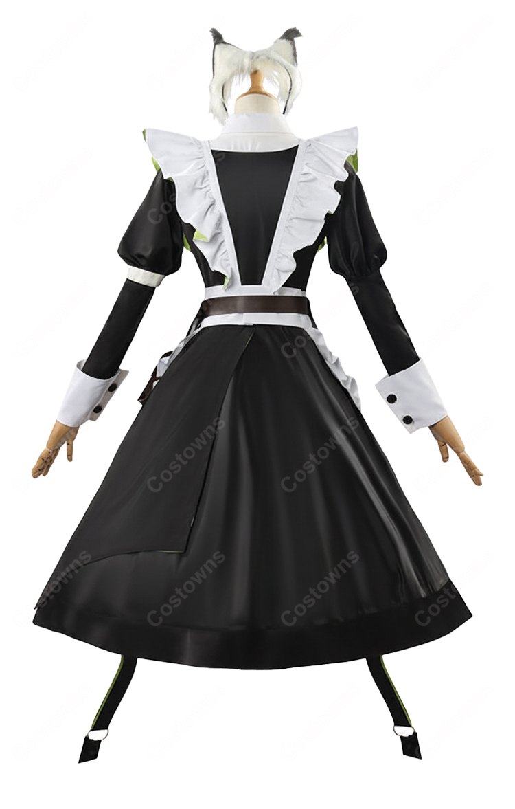 アークナイツ ケルシー 時の足跡 コスプレ衣装 メイド服-4