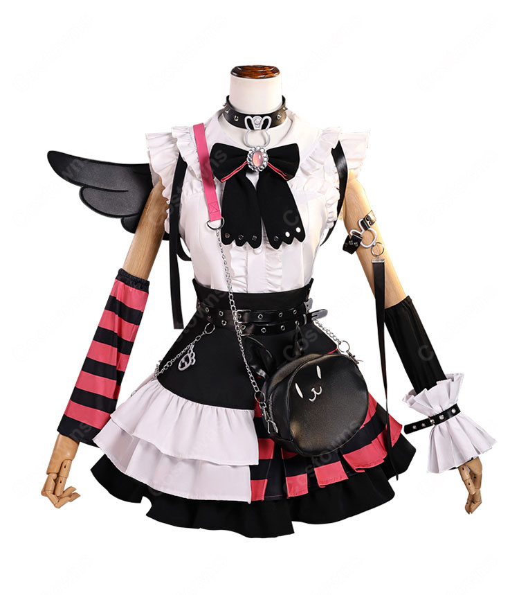 hololive ホロライブ 兎田ぺこら 堕天使パンク衣装 コスプレ衣装-2