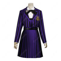 ウェンズデー シーズン2 パート2 イーニッド・シンクレア コスプレ衣装 刺繍 制服