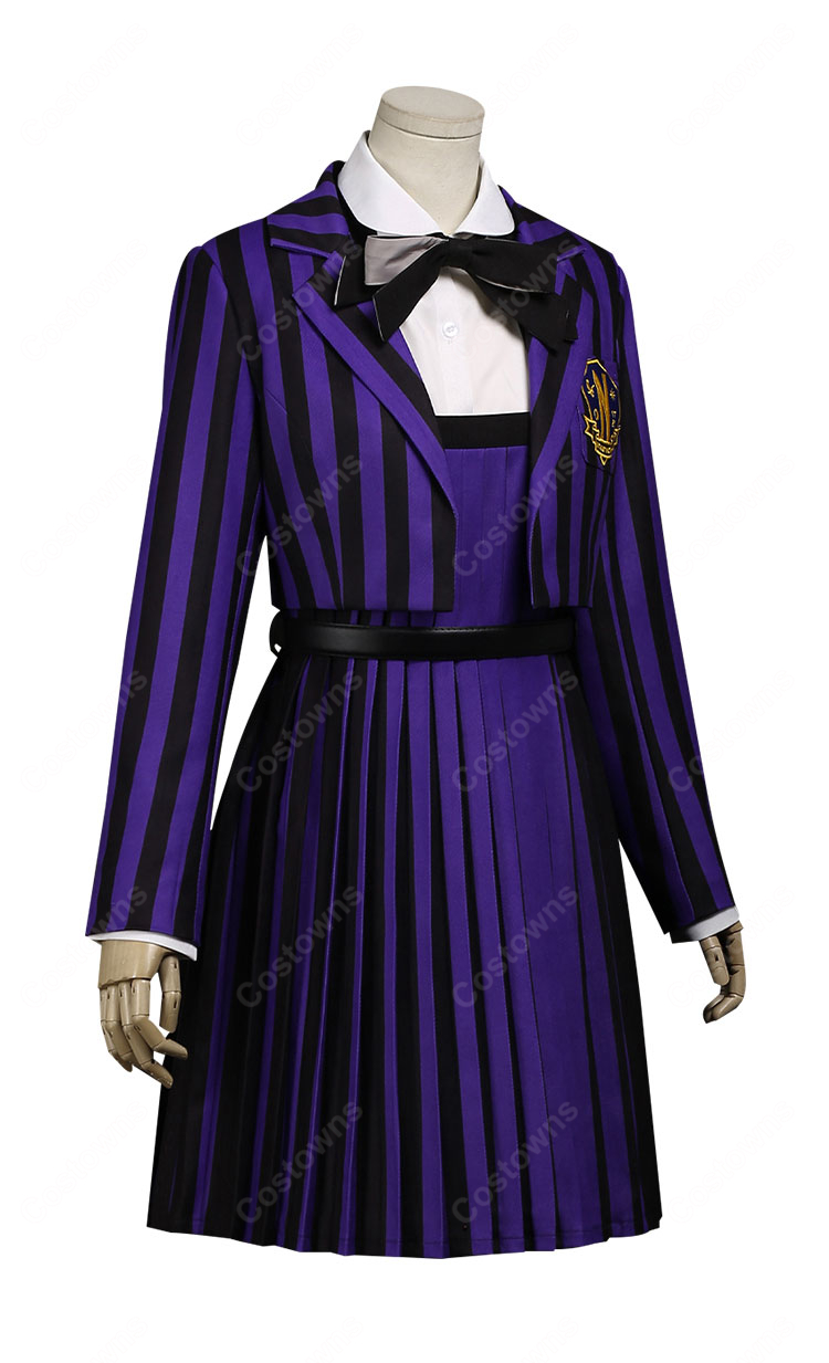 ウェンズデー シーズン2 パート2 イーニッド・シンクレア コスプレ衣装  刺繍 制服-3