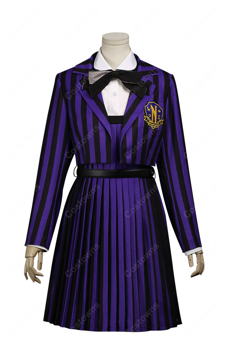 ウェンズデー シーズン2 パート2 イーニッド・シンクレア コスプレ衣装  刺繍 制服-2